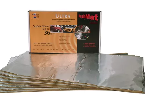 Hushmat Super Bulk Kit Contains (9) 18in x 32in Silver - 10801