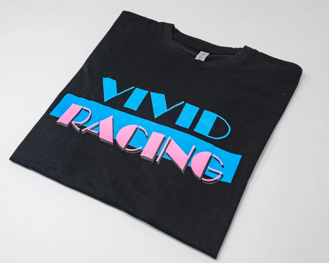 Vivid Racing T-Shirt Miami Vice Mens Black - VR-TSHIRT-MV-BK-XS