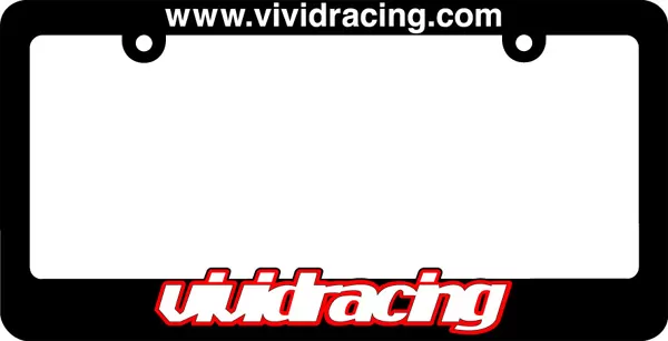 Vivid Racing Automotive License Plate Frame Version - VR-PLTFM-IV