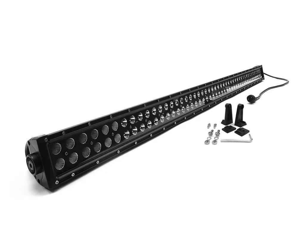 Top Gun Customz 50 Inch LED Light Bar Black Series Straight Dbl Row Combo Flood/Beam 288W Dt Harness 79900 25,920 Lumens - TGC75050