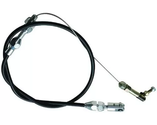 Racing Power Company Black 24" Braided Stainless Throttle Cable - R2334