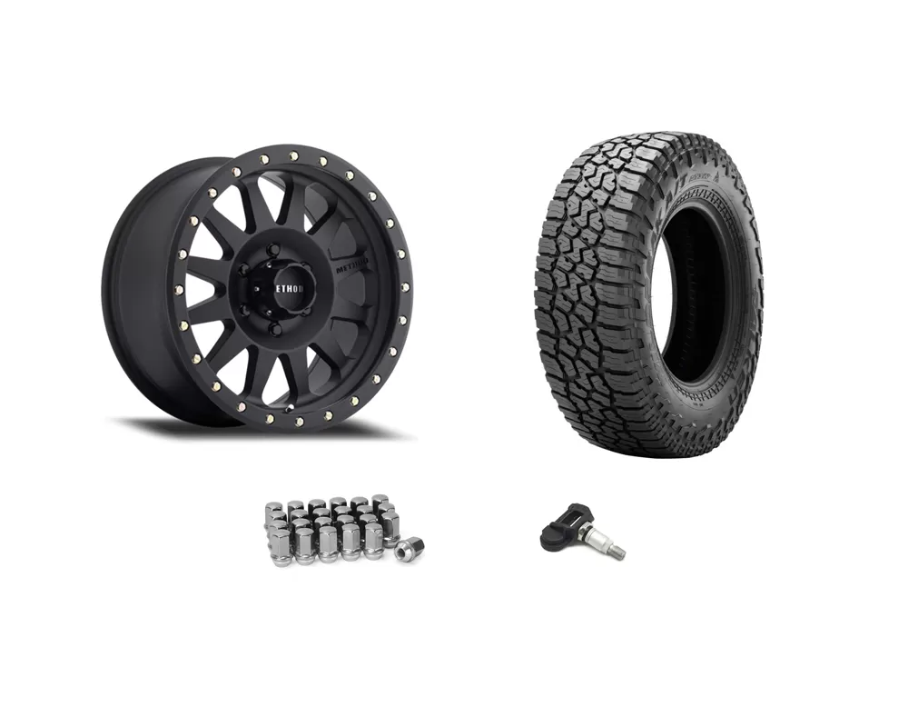 Jeep Gladiator Method MR304 with Falken Wildpeak 35 Inch Wheel and Tire Package - DT-JEEP-GLAD-KIT-35-1