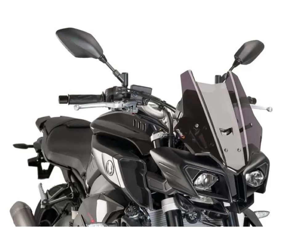 Puig Touring Windscreen - Dark Smoke Yamaha MT-10 SP 2017 - 8917F