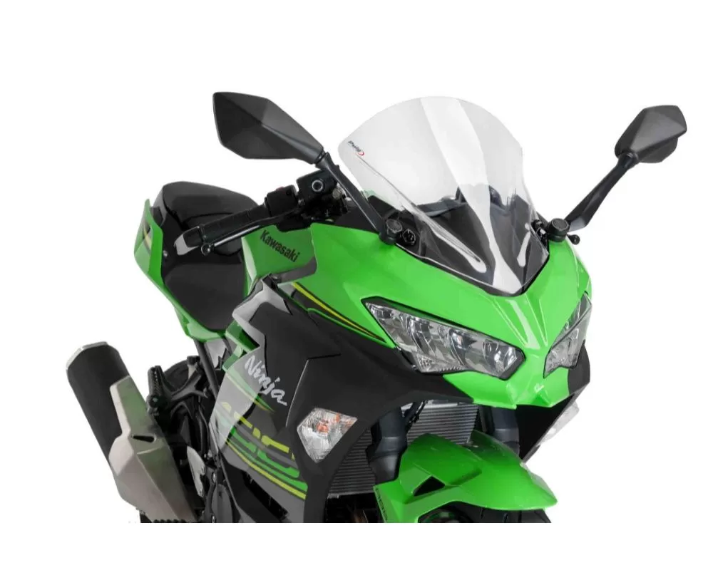 Puig Z-Racing Windscreen - Clear Kawasaki Ninja 400 2018 - 9976W