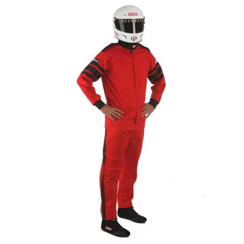 RaceQuip 110 Series Pyrovatex Jacket -Red - Large - 111015