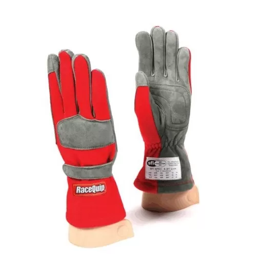 RaceQuip 351 Driving Gloves - Red - Small - 351012