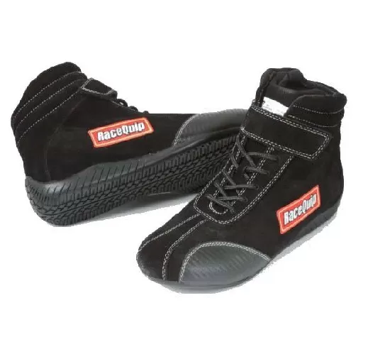 RaceQuip Euro Ankletop Racing Shoes - Black - Size 20 - 30500200