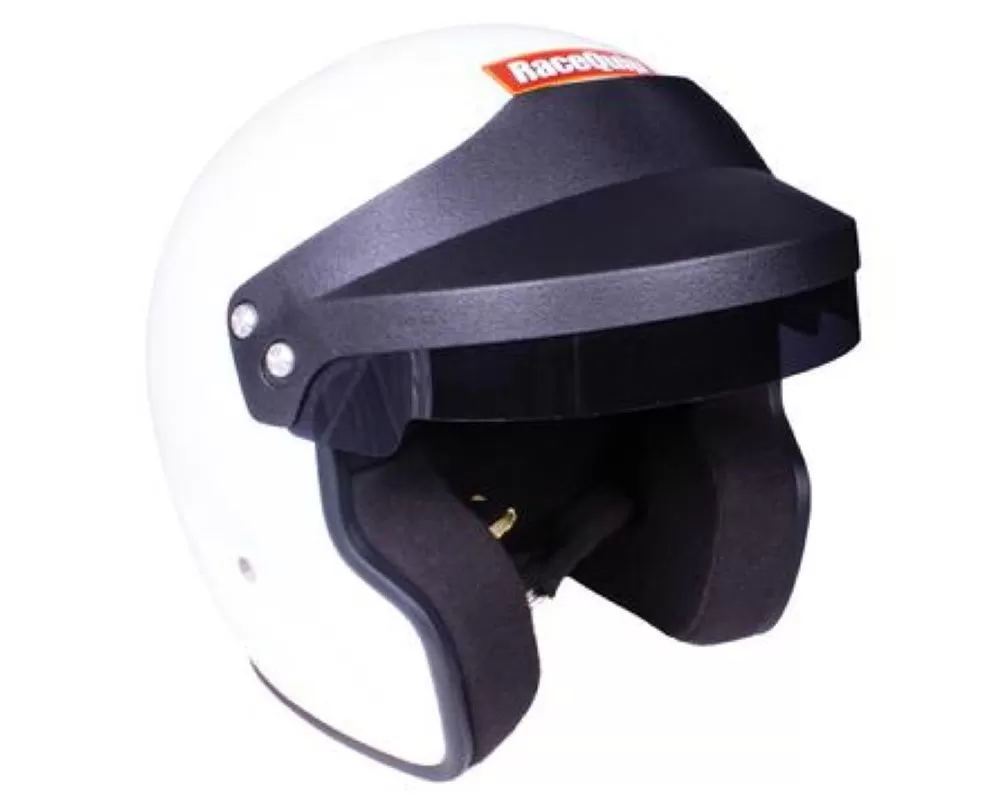 RaceQuip OF20 Open Face Snell SA2020 Gloss White Helmet - Medium - 256113