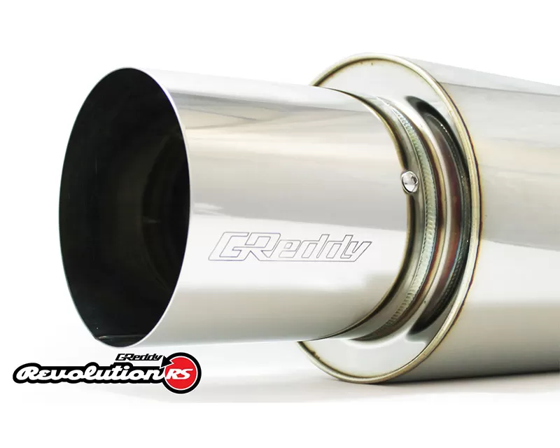 GReddy Universal 3.0" Revolution RS Muffler with Replaceable Tips - 11001131