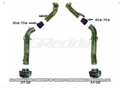 GReddy Intake Suction Kit Type-2 Long Nissan GT-R R35 2009-2021 - 12020906