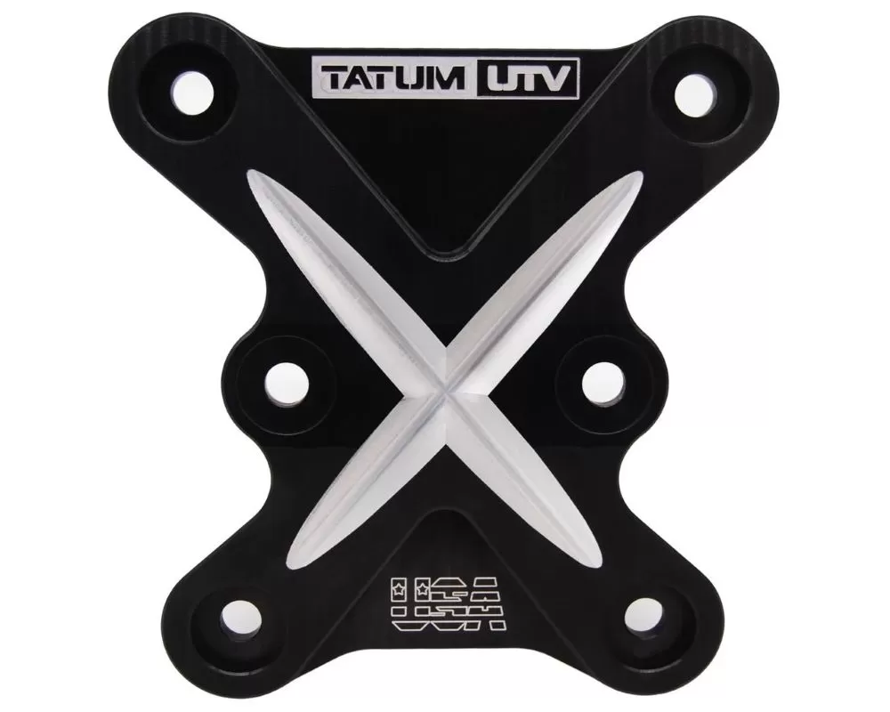 Tatum UTV Radius Rod Plate Raw Billet Can-Am Mavarick X3 2017-2021 - C-101S