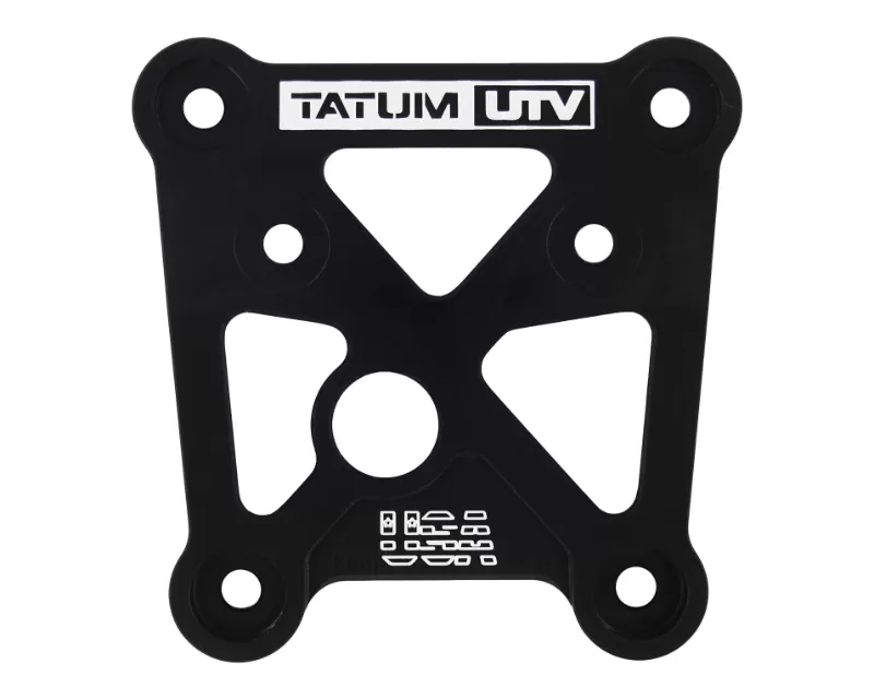 Tatum UTV Radius Rod Plate Black Anodize Polaris RZR XP1000|Turbo 2015+ - P-101S-B
