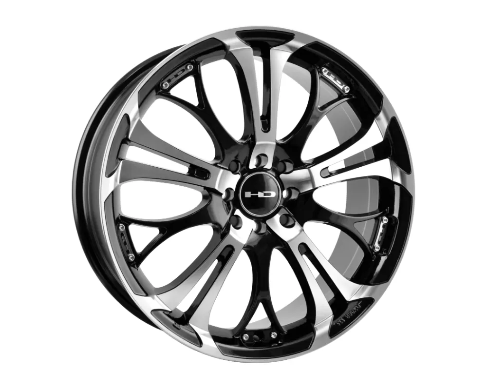 HD Spinout Wheel 15x6.5 4x100|114.3 40mm Gloss Black Machined Face - SO15650140BK