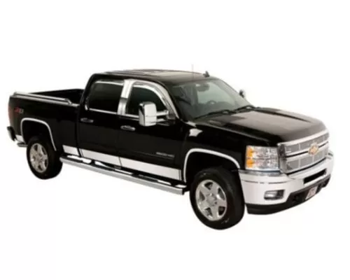 Putco 10-Piece Stainless Steel Rocker Panels Super Cab 6.5 Short Box - 7-Inch Wide Ford F-150 2004-2008 - 9751405