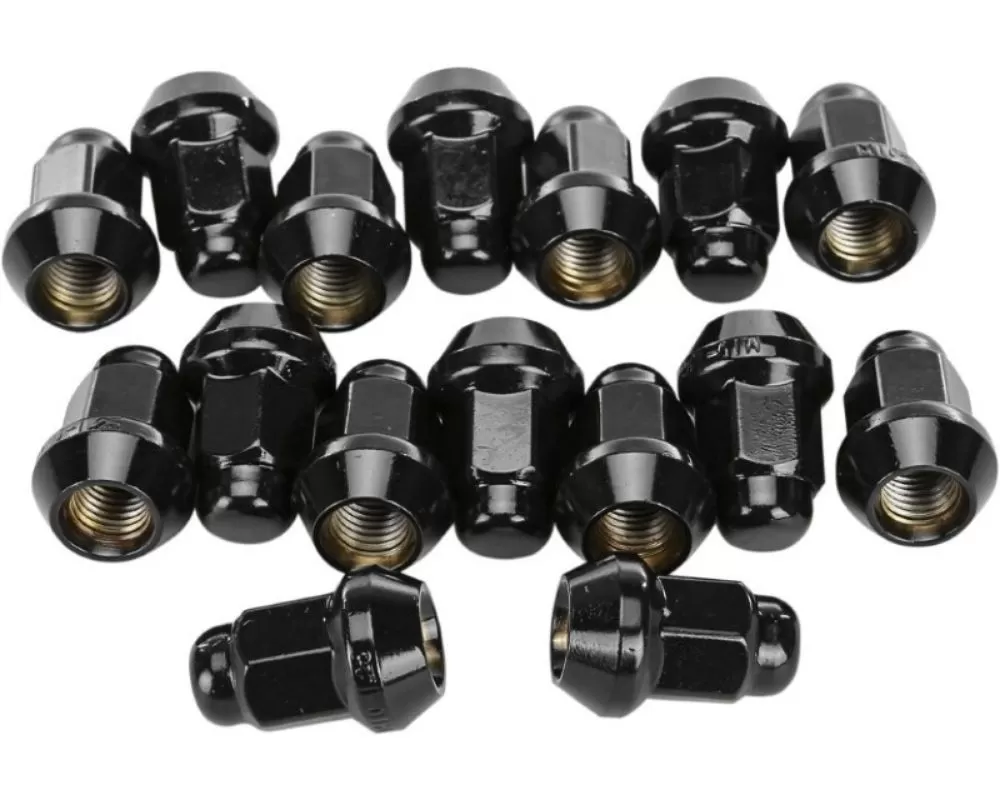 Sedona 12mmx1.25 Tapered Lug Nuts - Black - RLUG-CS19B