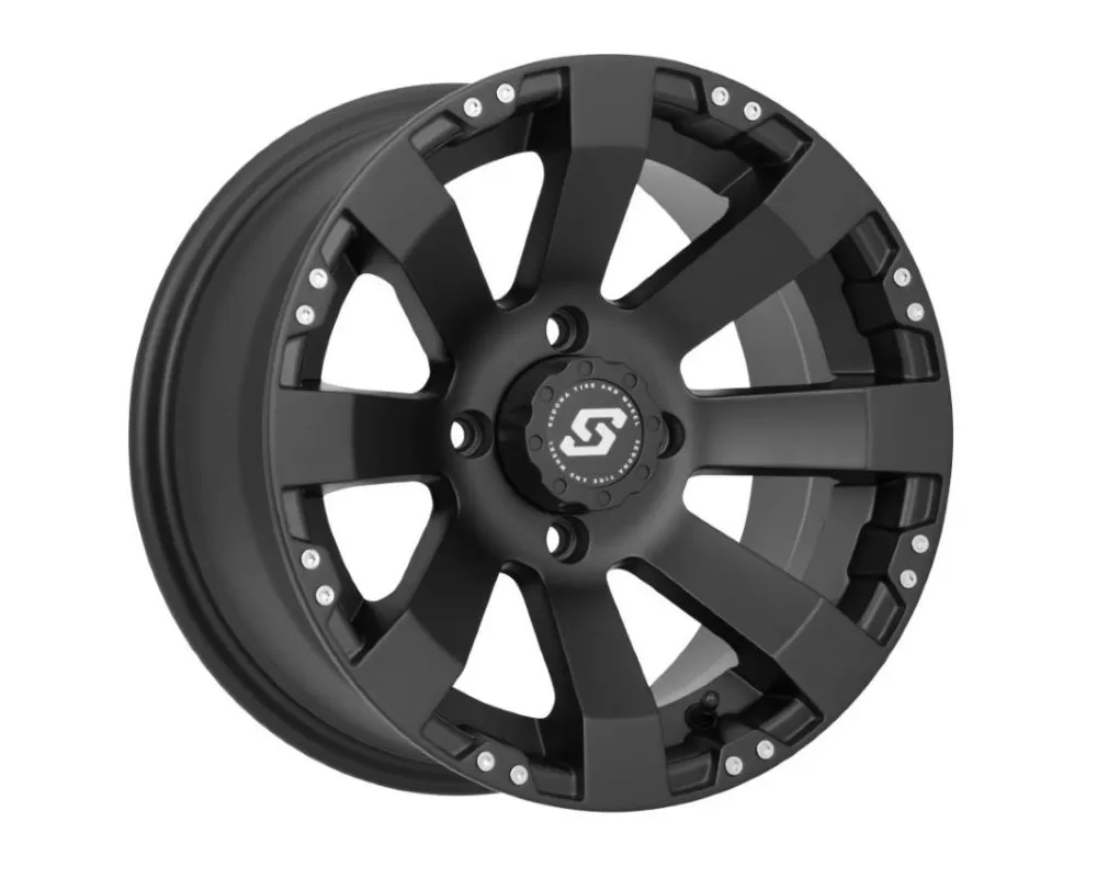 Sedona Spyder Wheel 12x7 4x156 4+3 Satin Black - A7527056-43S