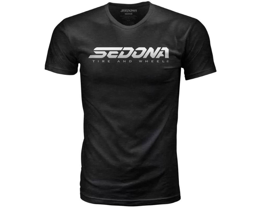 Sedona Logo T Shirt Black Medium - 570-9918M
