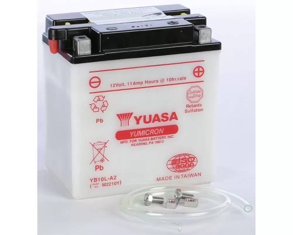 Yuasa Conventional YB10L-A2 Battery Suzuki GN250 1982-1988 - YUAM2210Y