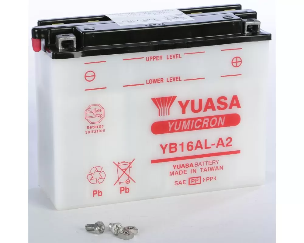 Yuasa Conventional YB16AL-A2 Battery Ducati Monster 1997-2000 - YUAM22162
