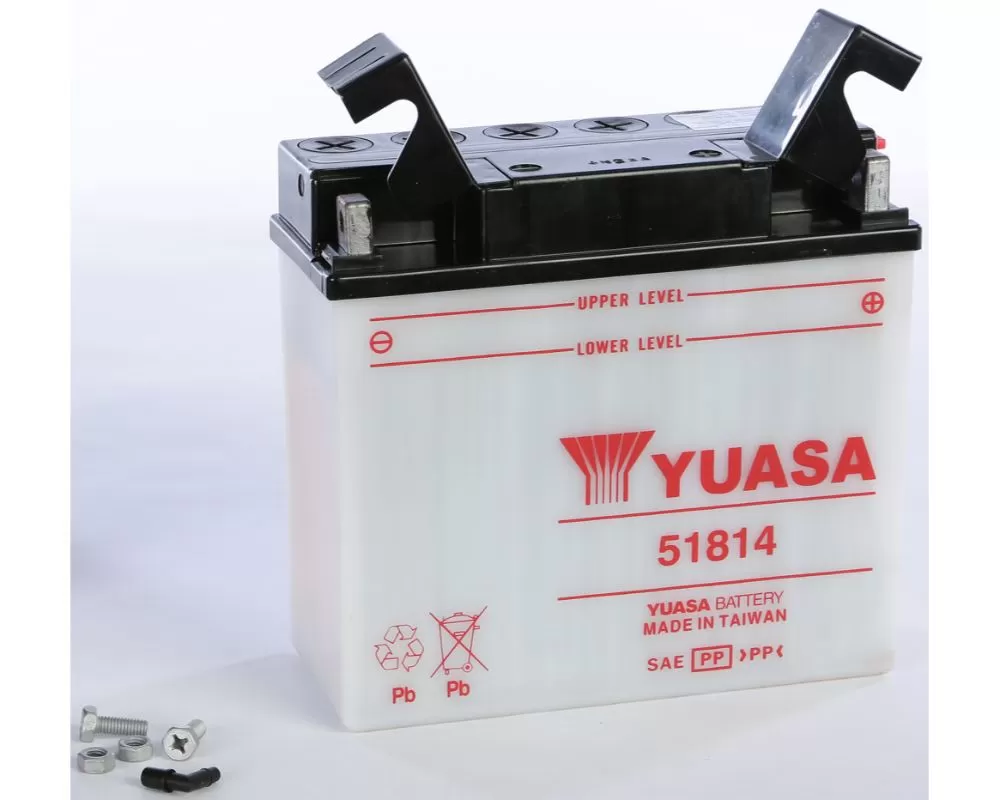 Yuasa Conventional 51814 Battery BMW K75 1985-1986 - YUAM2219B