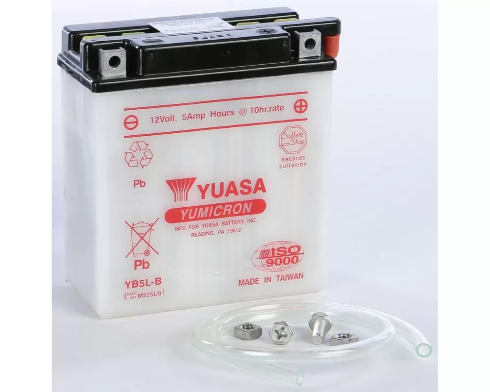 Yuasa Conventional YB5L-B Battery - YUAM225LB
