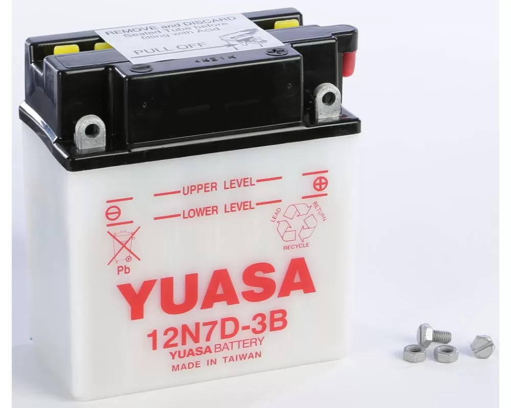 Yuasa Conventional 12N7D-3B Battery Yamaha YFM100 Champ 1991 - YUAM227DB