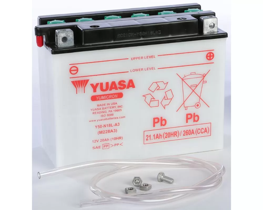 Yuasa Conventional Y50-N18L-A3 Battery - YUAM228A3