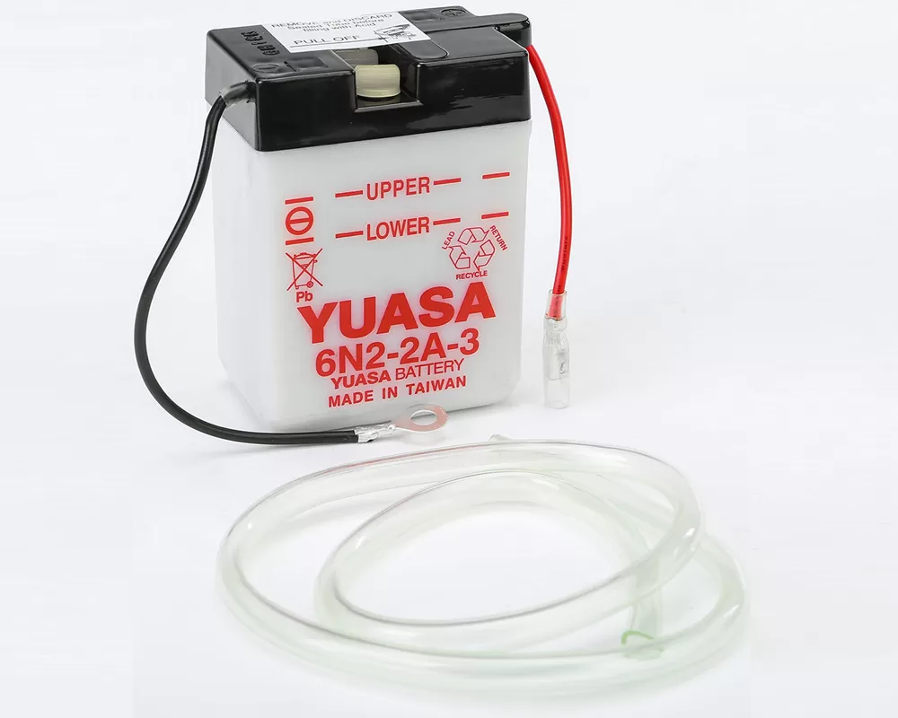 Yuasa Conventional 6N2-2A-3 Battery Kawasaki F5 Series 1970-1971 - YUAM2623A