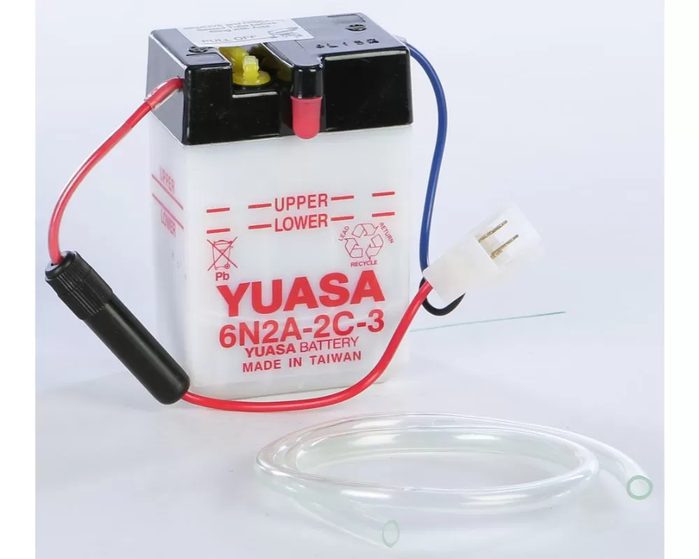 Yuasa Conventional 6N2A-2C-3 Battery Honda CT70 1972-1973 - YUAM262C3