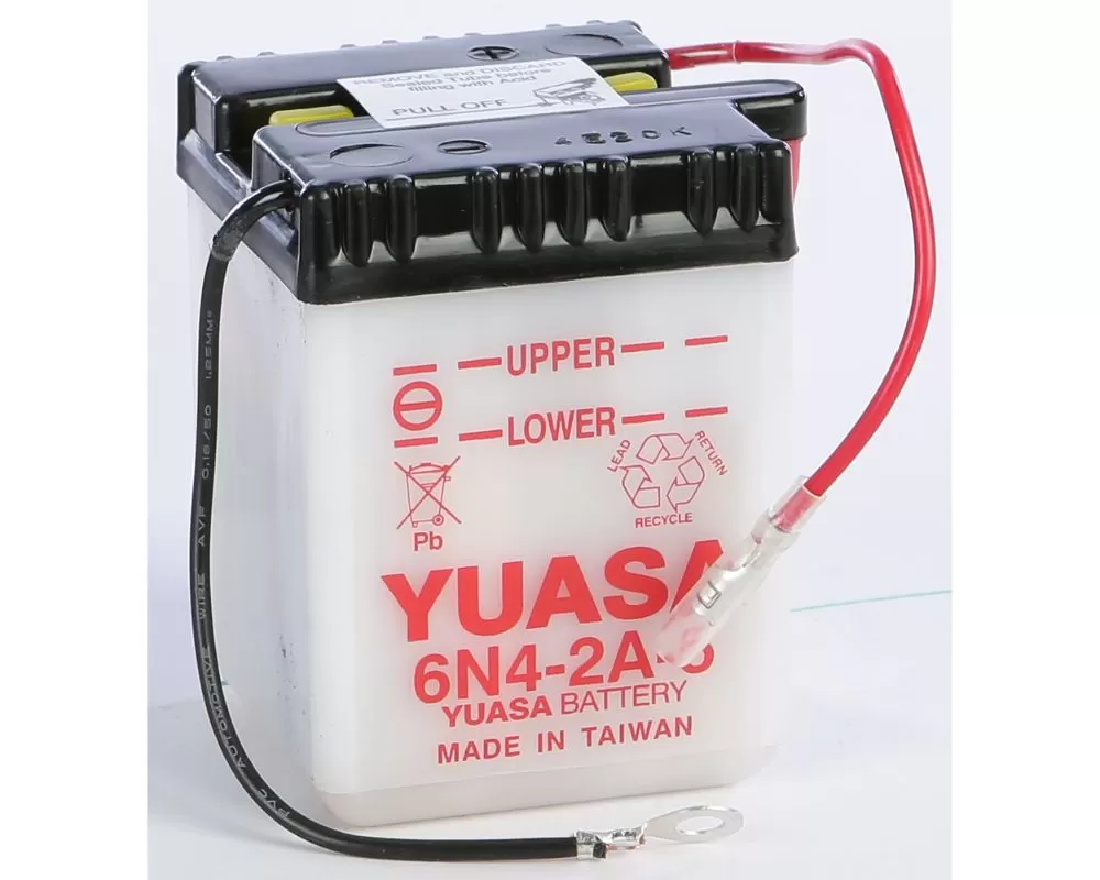Yuasa Conventional 6N4-2A-5 Battery Kawasaki F6 Series 1971-1973 - YUAM2645A