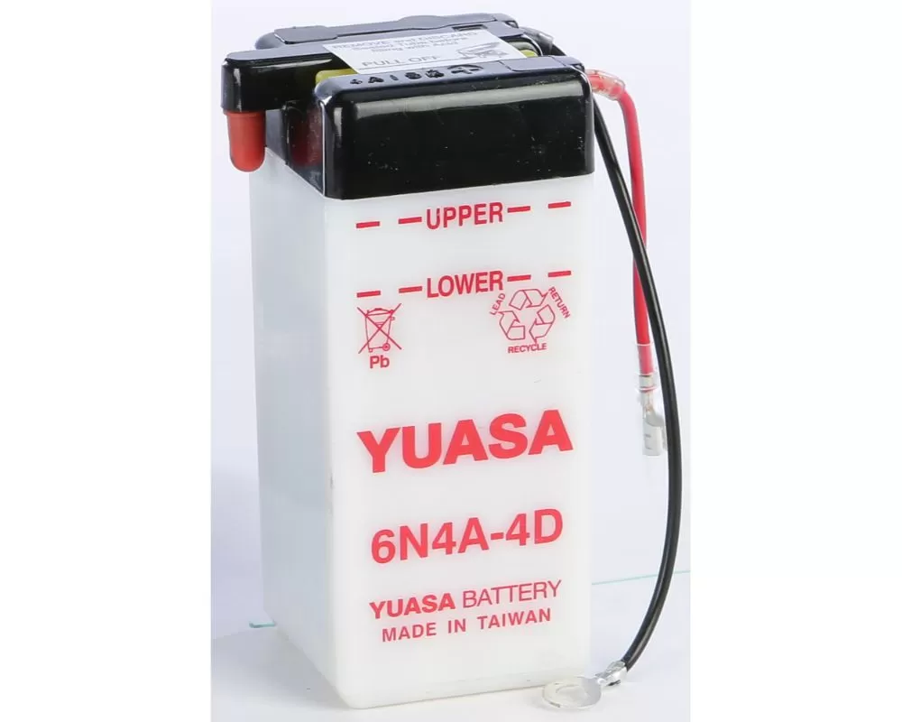 Yuasa Conventional 6N4A-4D  Battery Yamaha CT2 1972-1973 - YUAM26A4B
