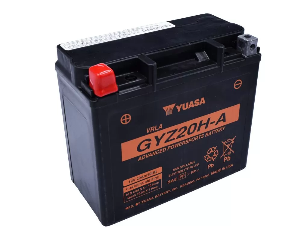 Yuasa Sealed Factory Activated GYZ20H-A Battery - YUAM720GHA
