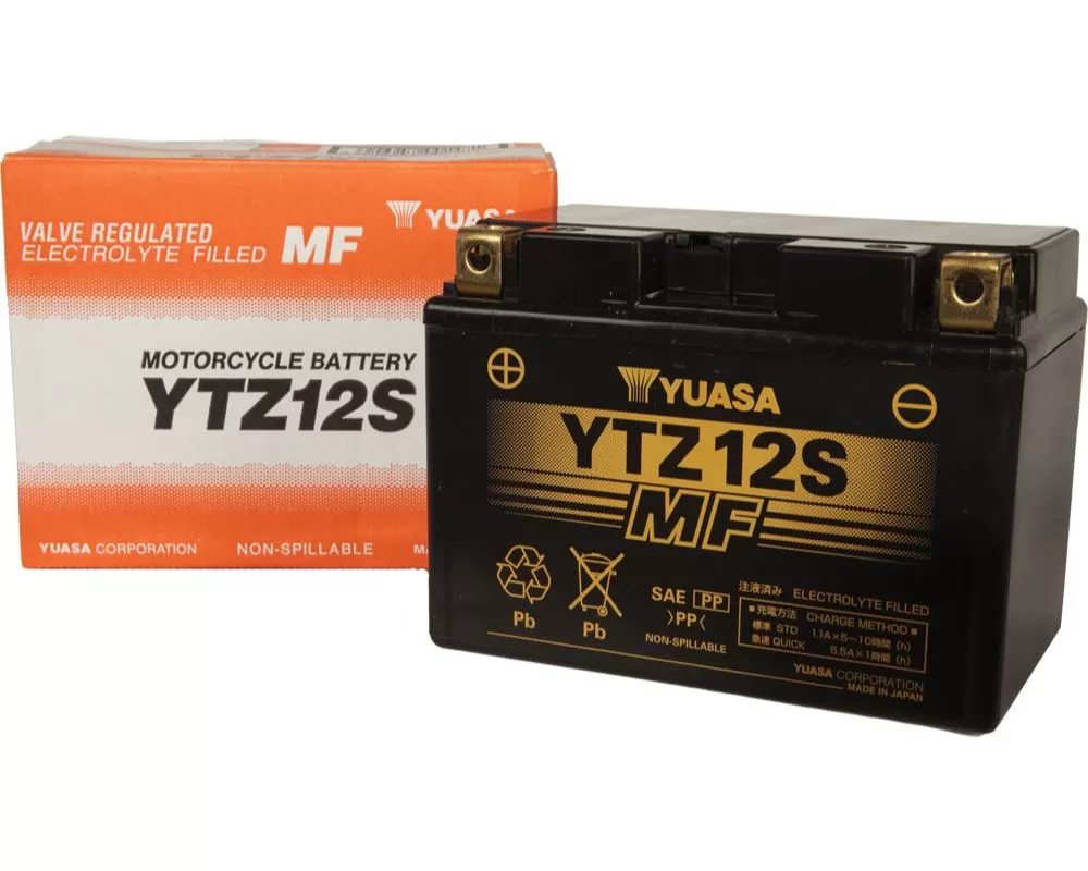 Yuasa Battery YTZ12S Sealed Factory Activated BMW S1000RR DWA 2009-2011 - YUAM7212A