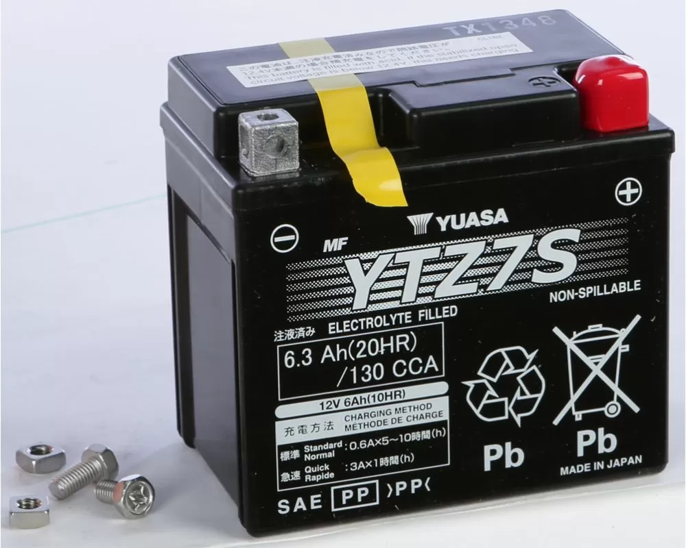 Yuasa Sealed Factory Activated YTZ7S Battery Arctic Cat Alterra 90 2017-2020 - YUAM727ZS