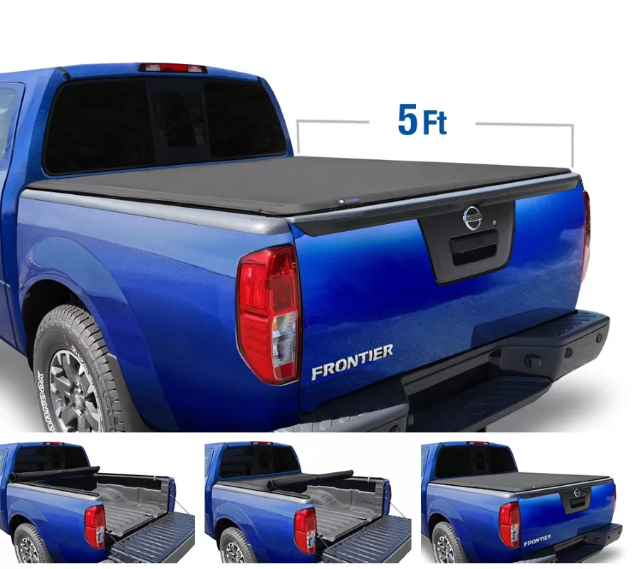 Tyger Auto T1 Soft Roll Up Truck Bed Tonneau Cover (5-Feet) Nissan Frontier 2005-2020 - TG-BC1N9034