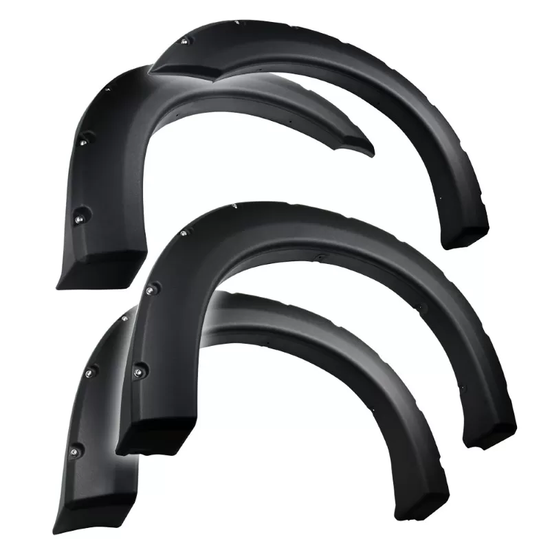 Tyger Auto Bolt-Riveted Style Fender Flares (Rugged-Textured Matte Black) Ford F-250 | F-350 Super Duty 1999-2007 - TG-FF8F4097
