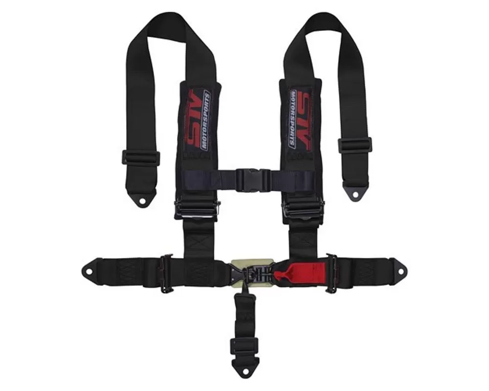 STV Motorsports 5-Point Sewn-In Type Racing Harness - Harness-5-Point-2-H-Black