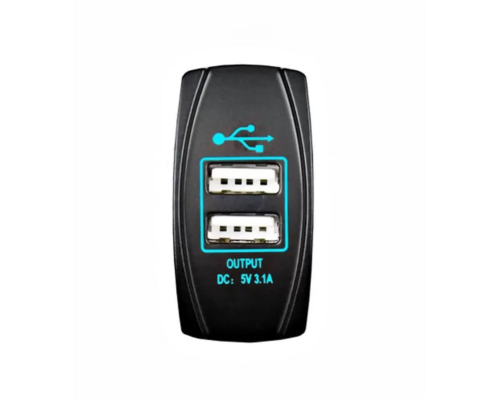 STV Motorsports USB Laser Rocker Switch - SLR1360