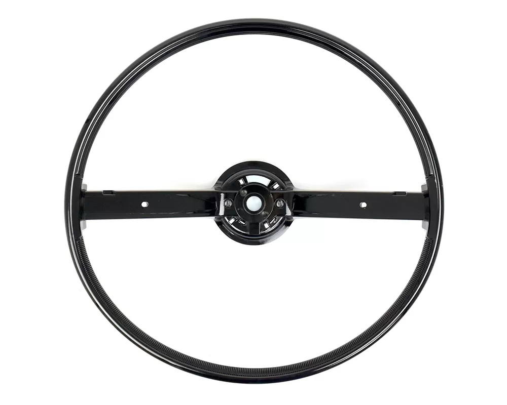 ACP Steering Wheel 2-Spoke For Horn Bars Black FM-ES008E - FM-ES008E