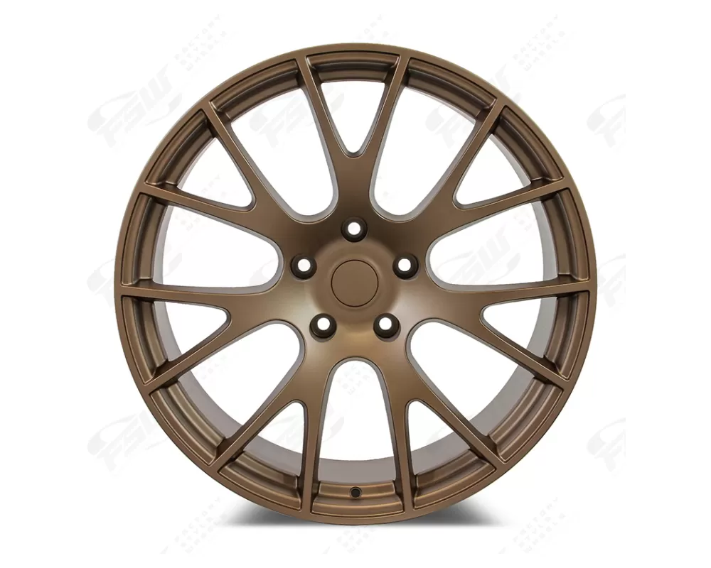 FSW Hellcat Style - F048 Wheel 22x10 5x139.7 25mm Matte Bronze - F048221085+25