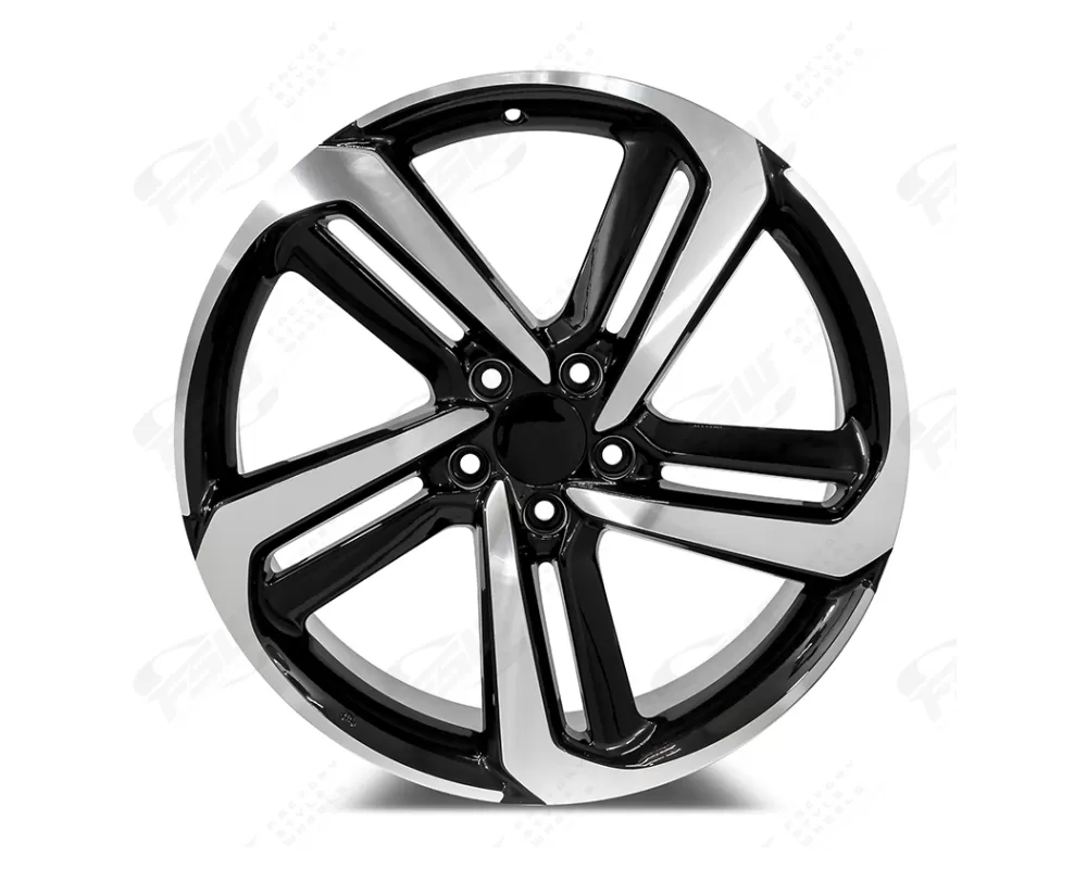 FSW EXL Style - F136 Wheel 19x8 5x114.3 48mm Machined Face/Black Outline - F136198065+55