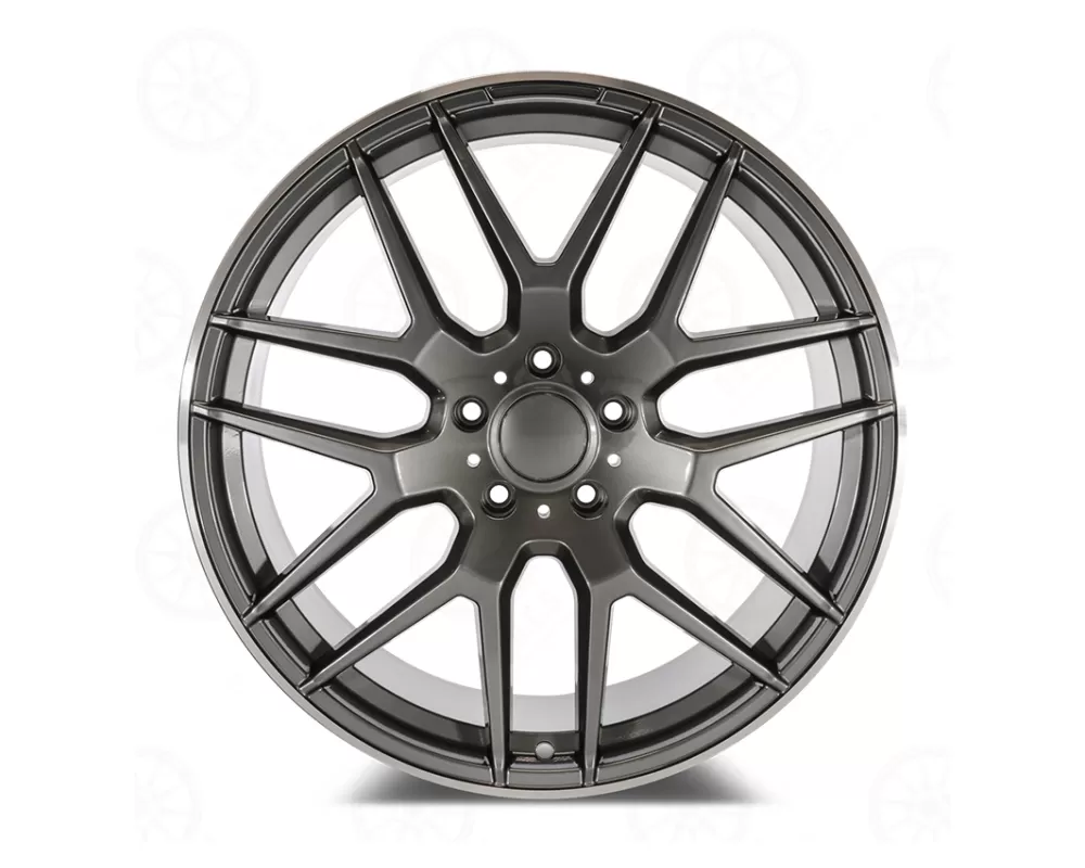 OE AMG Style - RM42 Wheel 22x10 5x130 45mm Machined Face Gunmetal Outline - RM42221030+45