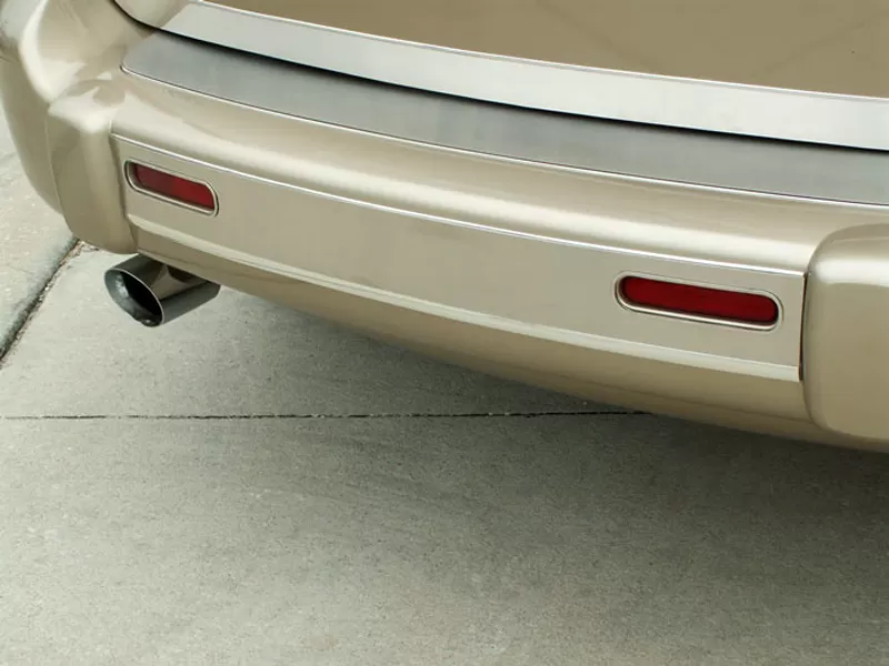 American Car Craft Brushed Stainless Steel Rear Bumper Insert Chevrolet HHR 2006-2012 - ACC-422013