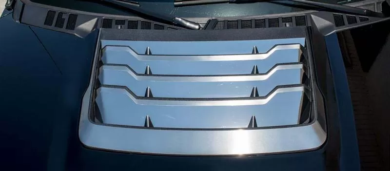 American Car Craft Stainless Steel Hood Vent Grille Trim Ford Raptor 2017-2018 - ACC-772072