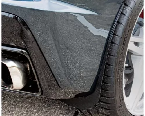 American Car Craft 2Pc Carbon Fiber Wrapped Rear Mud Guards Chevrolet C8 Corvette Stingray 2020-2024 - ACC-882001