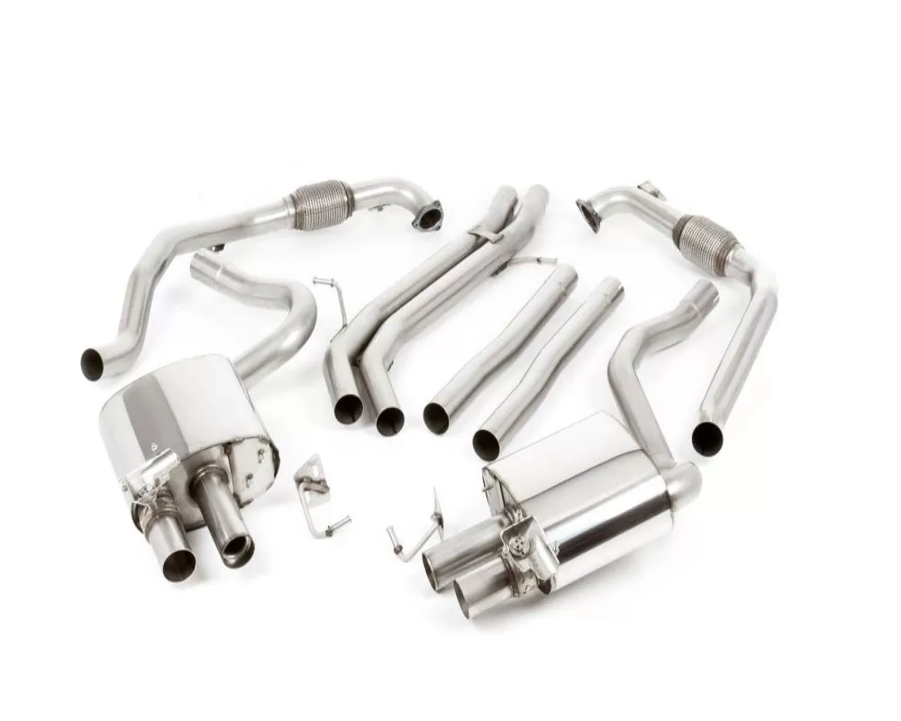 Milltek Non-Resonated Catback Exhaust System Audi S5 3.0 V6 Turbo Coupe | Cabrio B9 (Non Sport Diff Models Only) 2017-2020 - SSXAU686