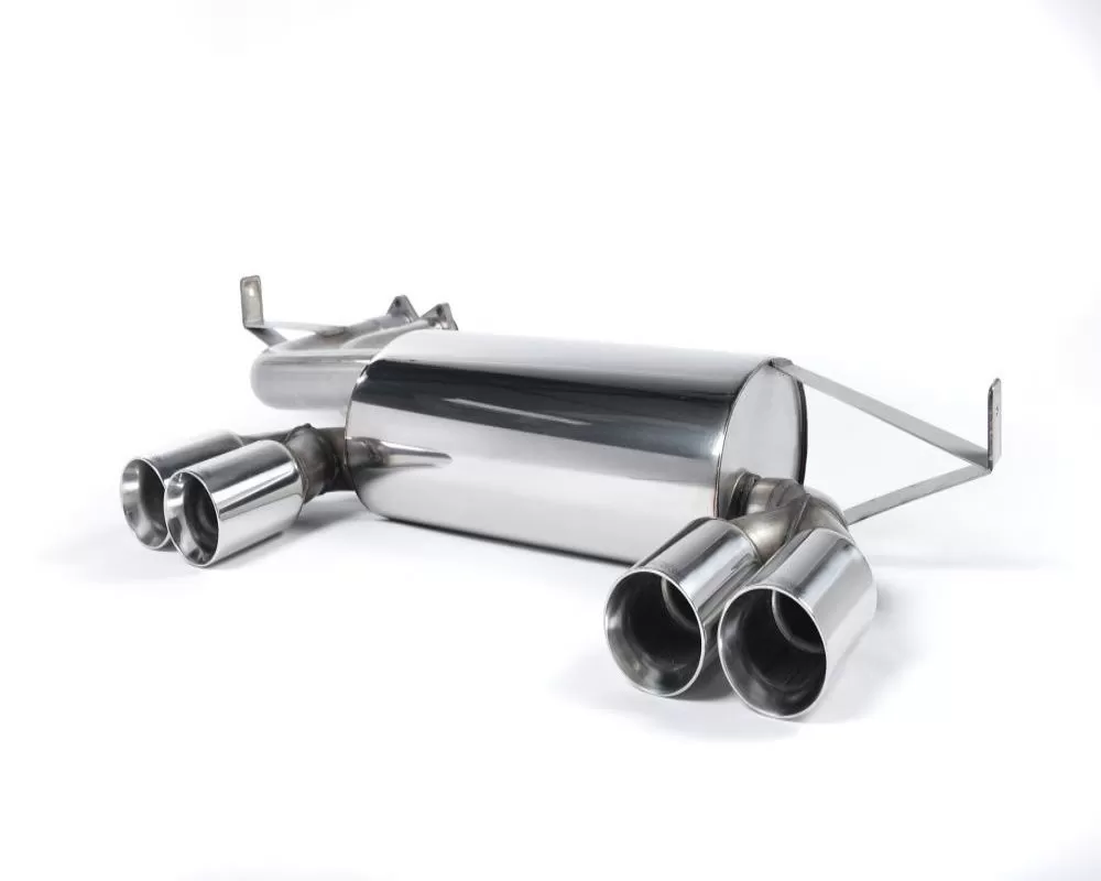 Milltek 2.37 inch Rear Silencer with Quad 80mm Special Style Tips BMW M3 E46 3.2 Coupe 2001-2006 - SSXBM934