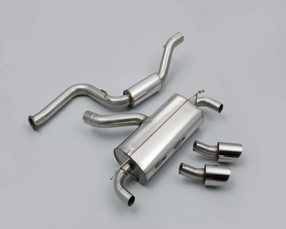Milltek Resonated Catback Exhaust System Ford Focus MK2 RS 2.5T 305PS 2009-2010 - SSXFD085
