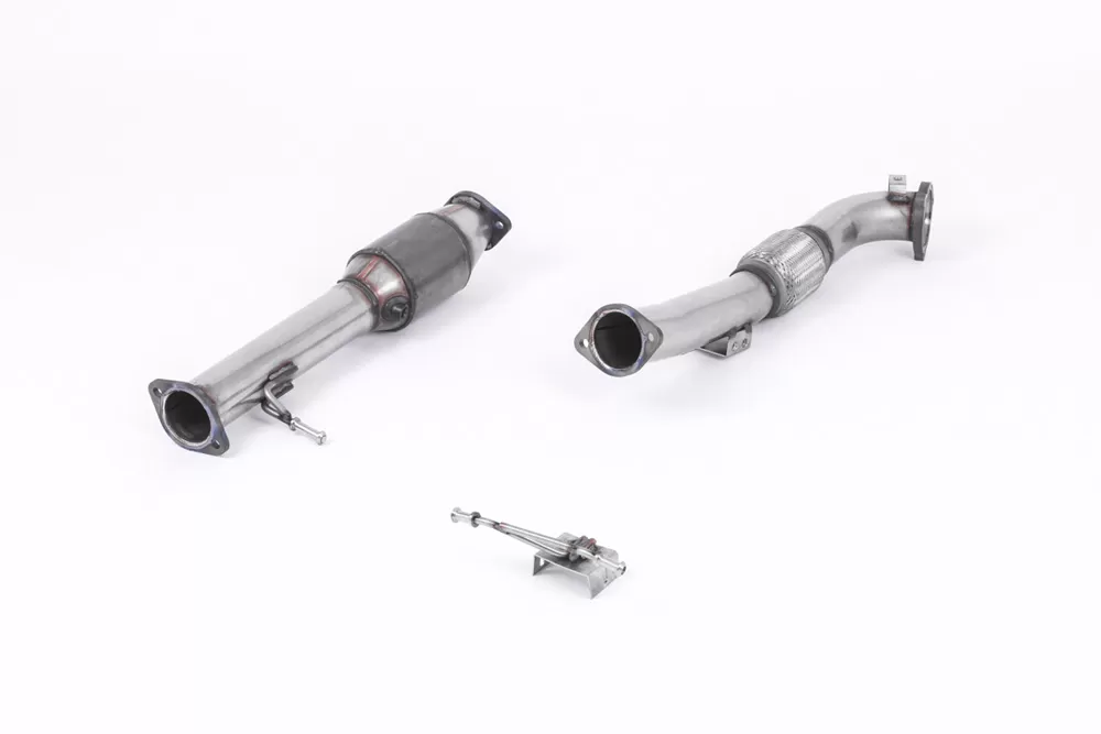 Milltek Large Bore Downpipe and Hi-Flow Sports Cat Ford Focus MK2 ST 225 2005-2010 - SSXFD164