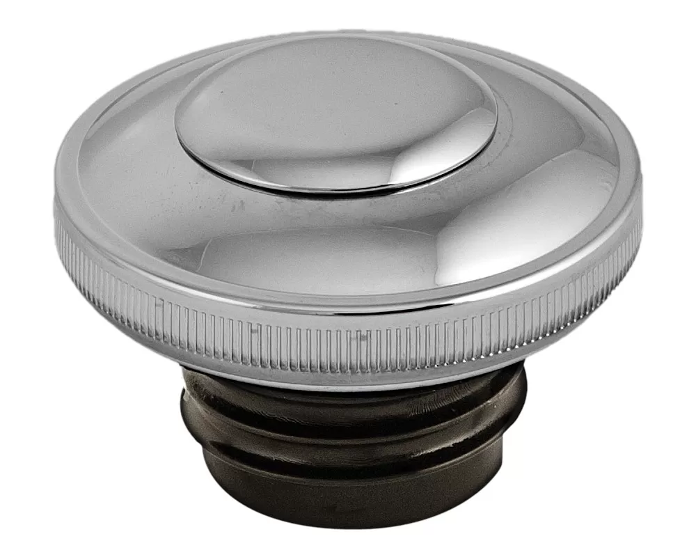 HardDrive Gas Cap Screw-In With Lock And Cover Vented Chrome Harley Davidson 1982-1995 - 03-0318A-A